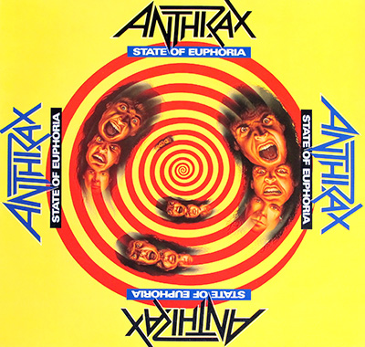ANTHRAX - State of Euphoria (German & USA Releases)  album front cover vinyl record